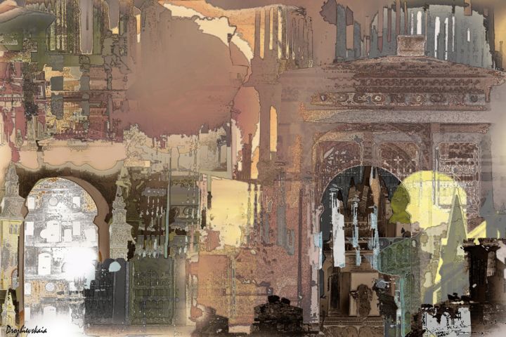 Digital Arts titled "Марокко" by Lili Drozhievskaia, Original Art, 2D Digital Work