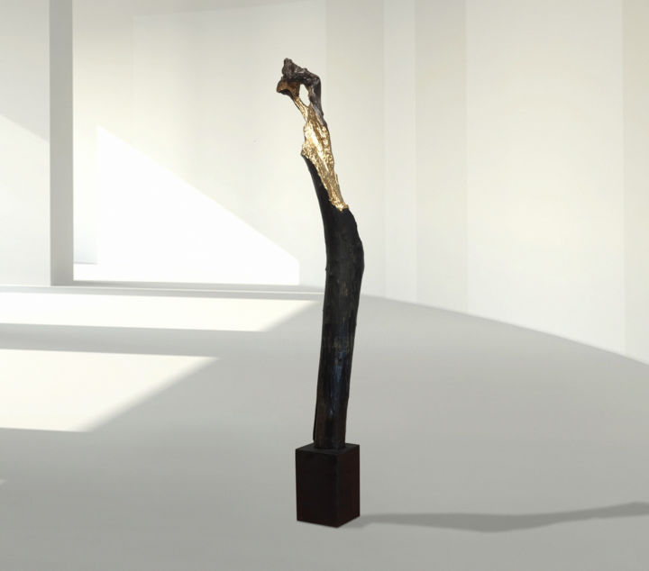 Sculpture intitulée "Untitled190211" par Tsunshan, Œuvre d'art originale, Bois