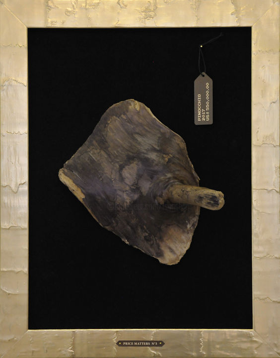 Sculpture intitulée "Price Matters N°3" par Tsunshan, Œuvre d'art originale, Bois