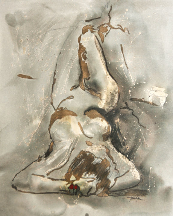 Ζωγραφική με τίτλο "Untitled200624" από Tsunshan, Αυθεντικά έργα τέχνης, Ακρυλικό