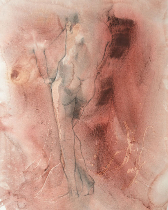 Ζωγραφική με τίτλο "Untitled200812" από Tsunshan, Αυθεντικά έργα τέχνης, Ακρυλικό