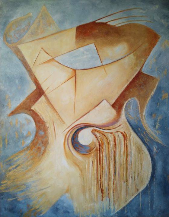 Painting titled "Inspiration" by Francisco Tovilla, Original Artwork