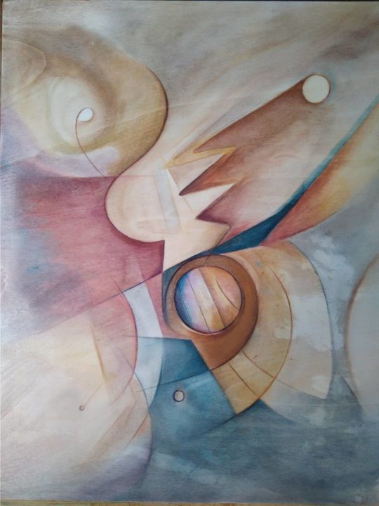 Painting titled "Spiritoso" by Francisco Tovilla, Original Artwork