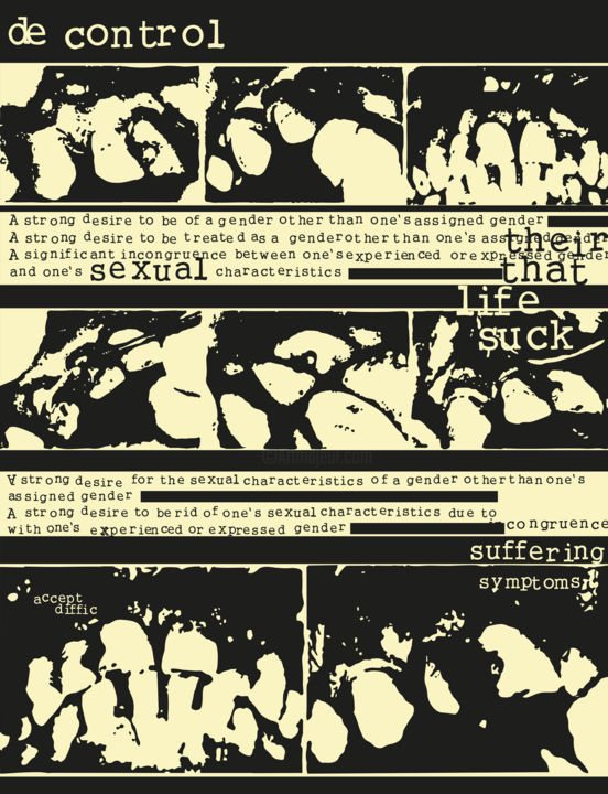 Цифровое искусство под названием "deControl" - Apocalypticboots, Подлинное произведение искусства, 2D Цифровая Работа