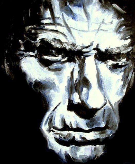 Painting titled "Clint" by Tudury Gallery, Original Artwork, Oil