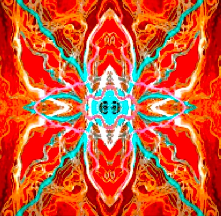 Digital Arts titled "Mandala Neuro 4" by Oksana Tukhtarkina, Original Artwork, AI generated image