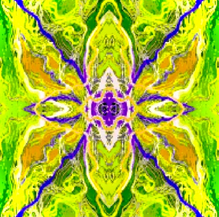 Digital Arts titled "Mandala Neuro 5" by Oksana Tukhtarkina, Original Artwork, AI generated image