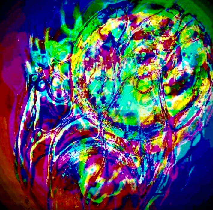 Digital Arts titled "neuro cell" by Oksana Tukhtarkina, Original Artwork, AI generated image