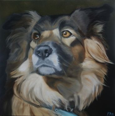 Painting titled "Belle Amie !" by Tulipe83, Original Artwork, Oil