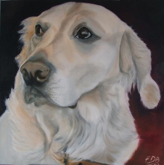 Painting titled "Silver" by Tulipe83, Original Artwork, Oil