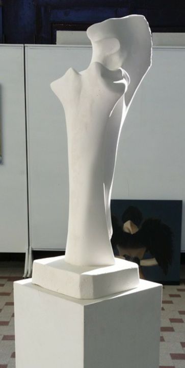 "Kemik heykeli alçı…" başlıklı Heykel Tunç Şendağ tarafından, Orijinal sanat, Döküm