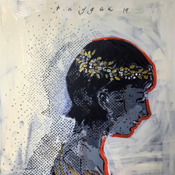 "Yang" başlıklı Tablo Turgut Aygün tarafından, Orijinal sanat, Akrilik