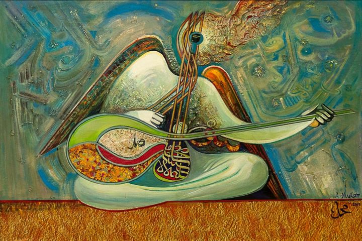 Painting titled "A.Muhammedov. Etern…" by Turkmenbiz, Original Artwork, Oil