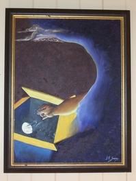 Painting titled "The Gift" by John Russell Sweeney, Original Artwork