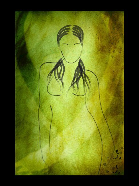 Arte digital titulada "Body Line 5" por Nicolás Flores, Obra de arte original,