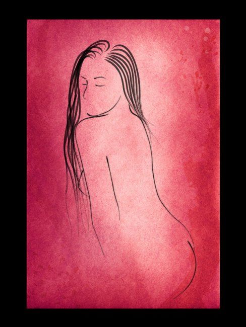 Arte digital titulada "Body Line 4" por Nicolás Flores, Obra de arte original