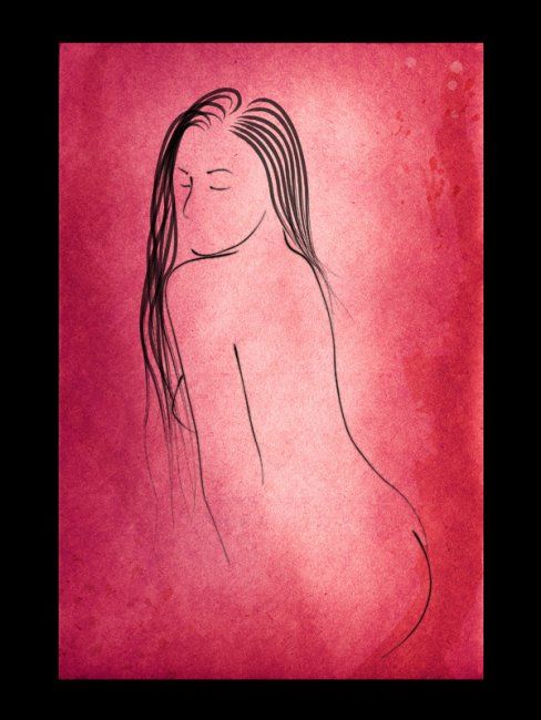 Arte digital titulada "Body Line 4" por Nicolás Flores, Obra de arte original,