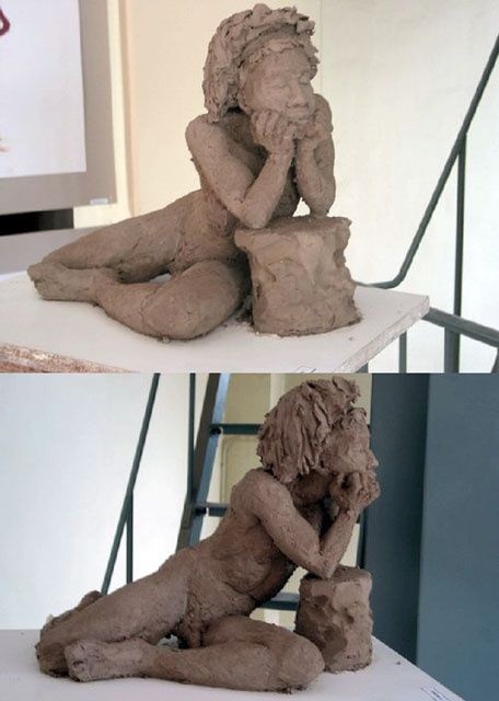 Sculpture intitulée "etude du corps" par Turzo, Œuvre d'art originale