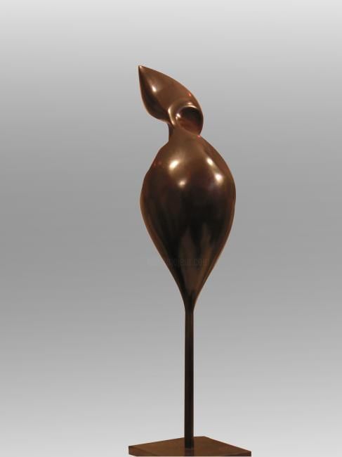 Sculpture titled "LAISSE MOI" by Turzo, Original Artwork, Metals