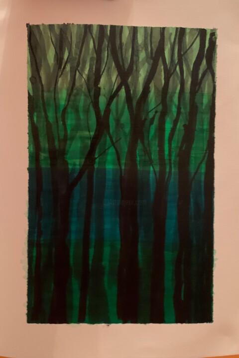 Картина под названием "Выхода нет" - Надя Тутынина, Подлинное произведение искусства, Акрил