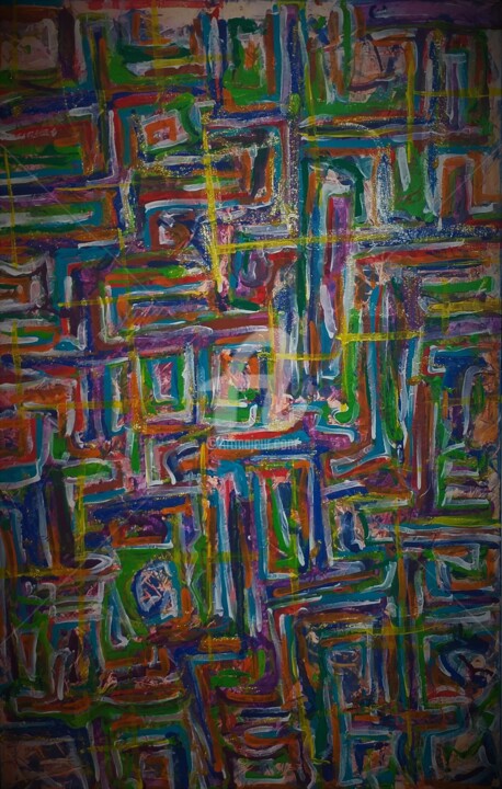 Painting titled "Vicissitude" by Ty80, Original Artwork, Acrylic