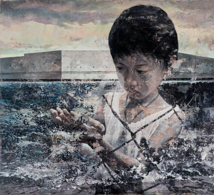 Malerei mit dem Titel "In Reality. In Memo…" von Tycheong, Original-Kunstwerk, Acryl