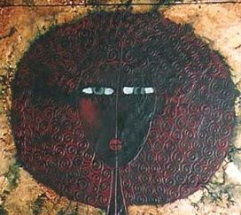 Peinture intitulée "Femme aux cheveux f…" par Tylek, Œuvre d'art originale
