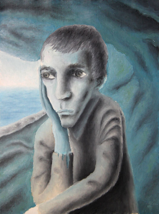 Peinture intitulée "Ev. st Marc" par Tym, Œuvre d'art originale,