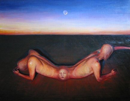 Painting titled "The birth of right…" by Daisuke Ujuan, Original Artwork, Oil