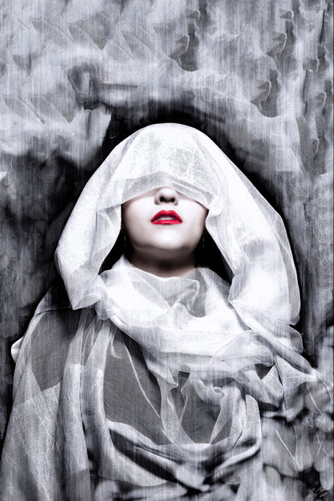 Arte digitale intitolato "shroud" da Vladislav Sernov, Opera d'arte originale, Lavoro digitale 2D