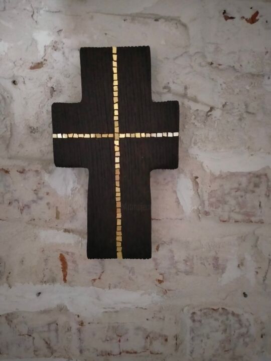 Design intitulada "крест с мозаикой из…" por Maisternia Ukrmozayika, Obras de arte originais, Jóias