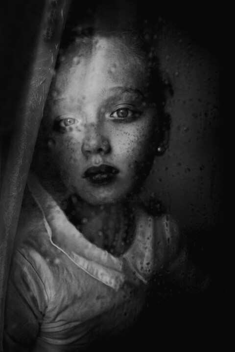 Fotografie getiteld "Rainy mood" door Uliana Kharinova, Origineel Kunstwerk, Digitale fotografie
