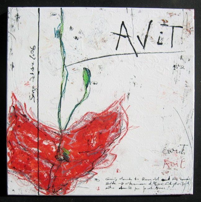 Pintura titulada "AviT" por Eric Ullrich, Obra de arte original