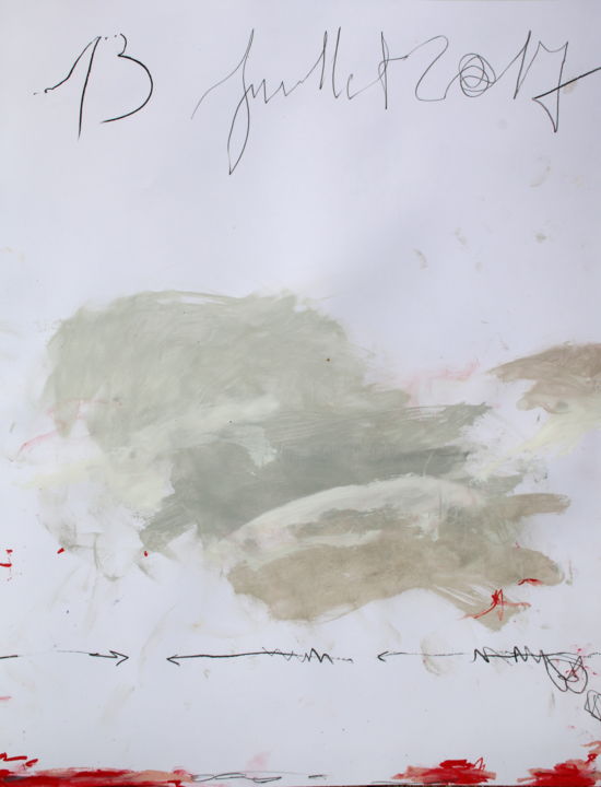Картина под названием "Sans Titre" - Eric Ullrich, Подлинное произведение искусства