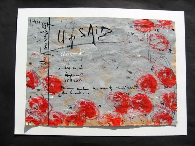 Peinture intitulée "Up SAiD" par Eric Ullrich, Œuvre d'art originale