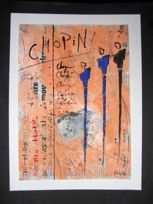 Картина под названием "CHoPiN" - Eric Ullrich, Подлинное произведение искусства