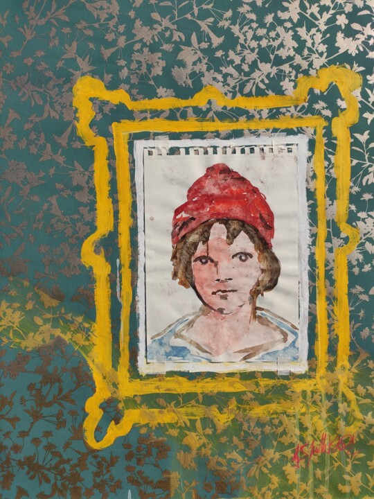 Картина под названием "Joséphine" - Eric Ullrich, Подлинное произведение искусства, Акрил