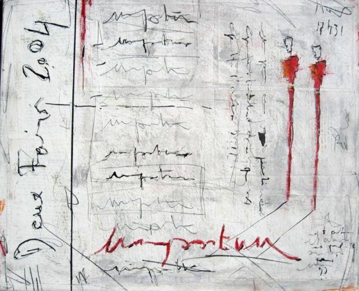 Картина под названием "Umportun" - Eric Ullrich, Подлинное произведение искусства