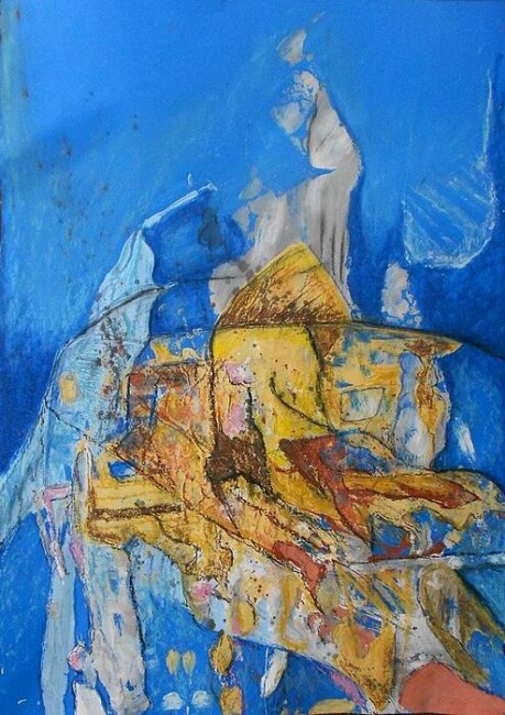 Ζωγραφική με τίτλο "for Wassily Kandins…" από Ulrich De Balbian, Αυθεντικά έργα τέχνης, Λάδι
