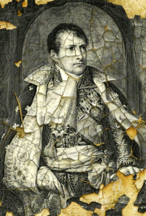 제목이 "Napoleone Bonaparte…"인 디지털 아트 Ivan Venerucci로, 원작, 디지털 페인팅