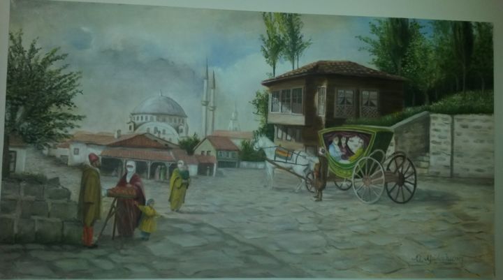 Картина под названием "Nostalji" - Ümit Yıldızkıran, Подлинное произведение искусства