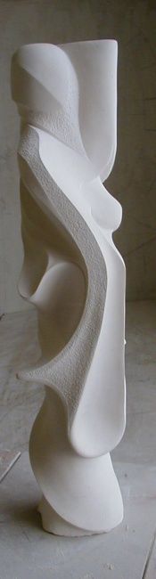 Skulptur mit dem Titel "fée mina" von Umo, Original-Kunstwerk, Stein