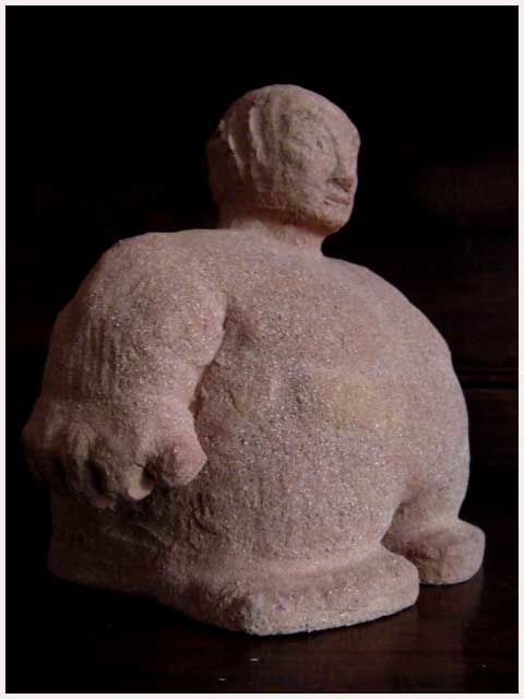 Sculpture titled "Big One" by Umo, Original Artwork, Terra cotta