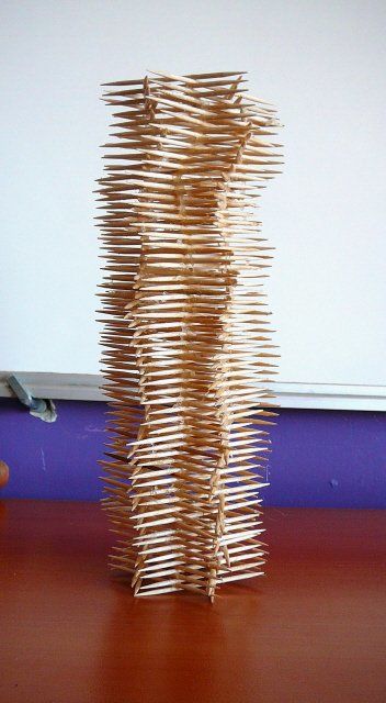 Sculpture titled "üçgen harmoni" by İSmail Üner, Original Artwork