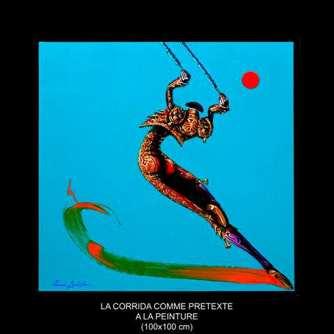 Painting titled "015___la_corrida_co…" by Unknown Artist, Original Artwork