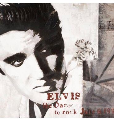 Peinture intitulée "Eliv Presley" par Unknown Artist, Œuvre d'art originale