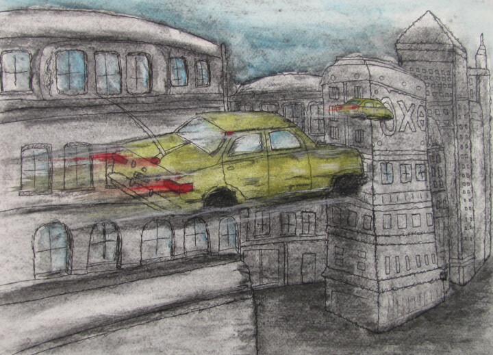 Drawing titled "air-cab.jpg" by Unknown Artist, Original Artwork
