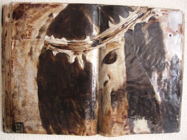 Painting titled "Cristo" by Francisco Urbano, Original Artwork