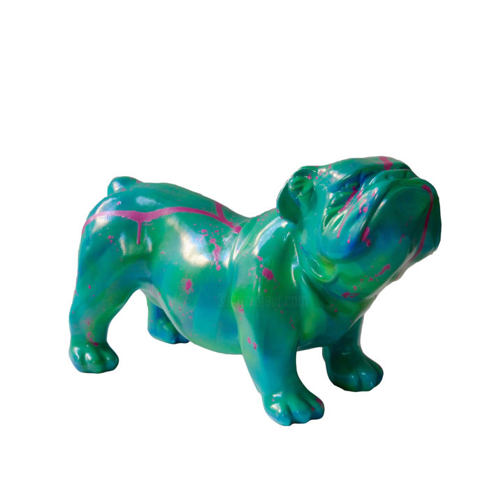 雕塑 标题为“The Dog | Amazonite…” 由Urbn31, 原创艺术品
