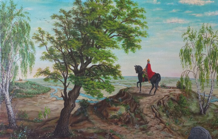 Painting titled "Оу Лтавы" by Iurii Shmygol, Original Artwork, Oil